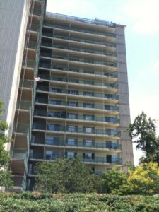 High-rise building under construction